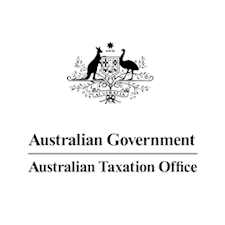 Northern Territory Government logo featuring an orange floral emblem with black center petals.